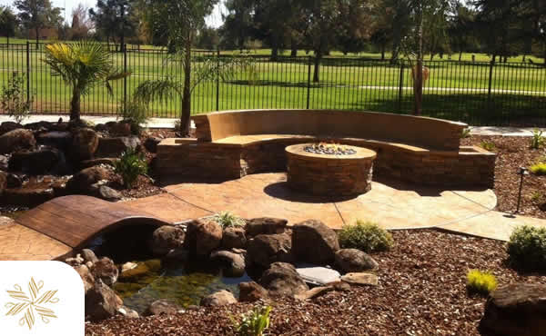 Custom Fire Pit Landscape Designer